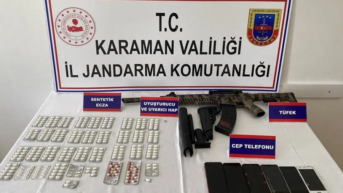 Karaman merkezli 3 ilde uyuşturucu satıcılarına şafak operasyonu: 8 gözaltı