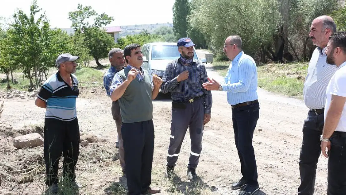 Başkan Kavuş'tan yağışların olumsuz etkilediği mahallelere ziyaret