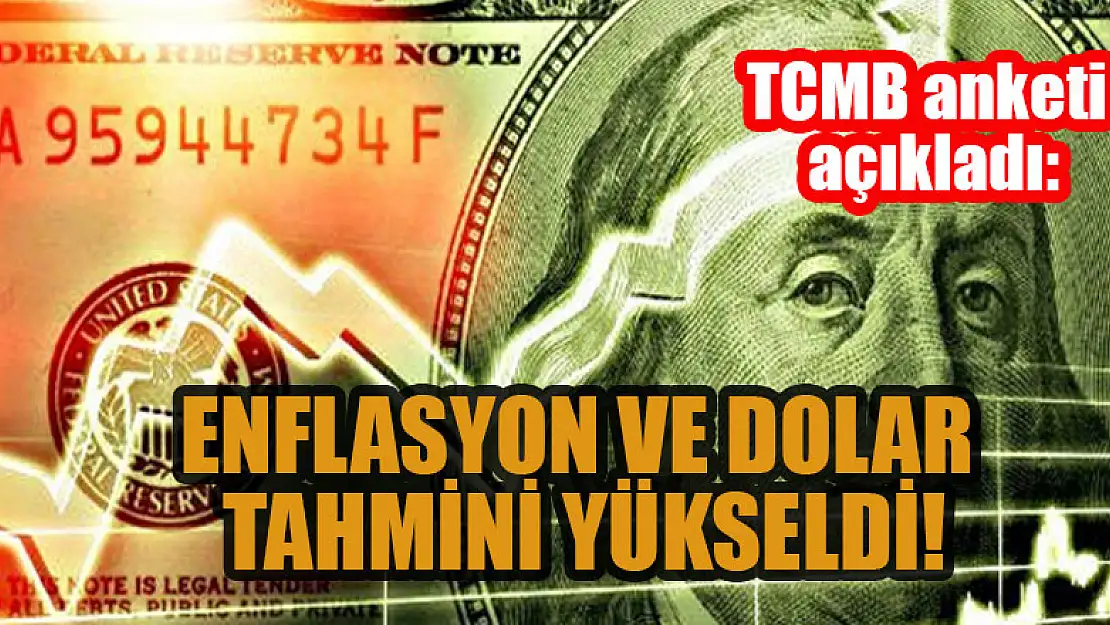 TCMB anketi açıkladı: Enflasyon ve dolar tahmini yükseldi