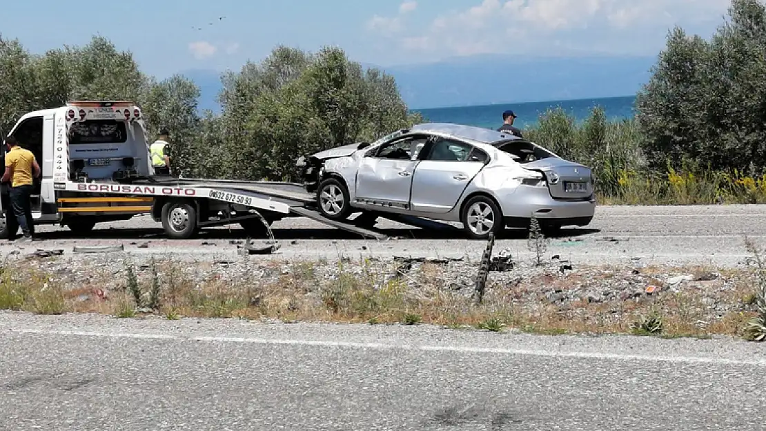 Kontrolden çıkan otomobil karşı şeride takla attı: 1 ölü