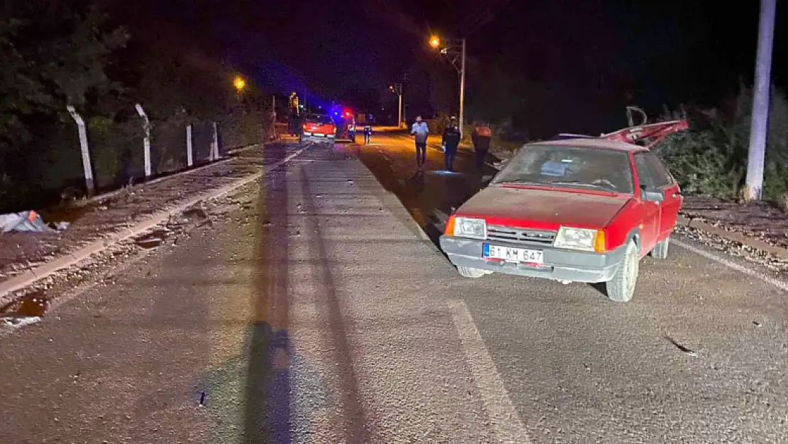 Konya'da otomobiller çarpıştı: 1 yaralı