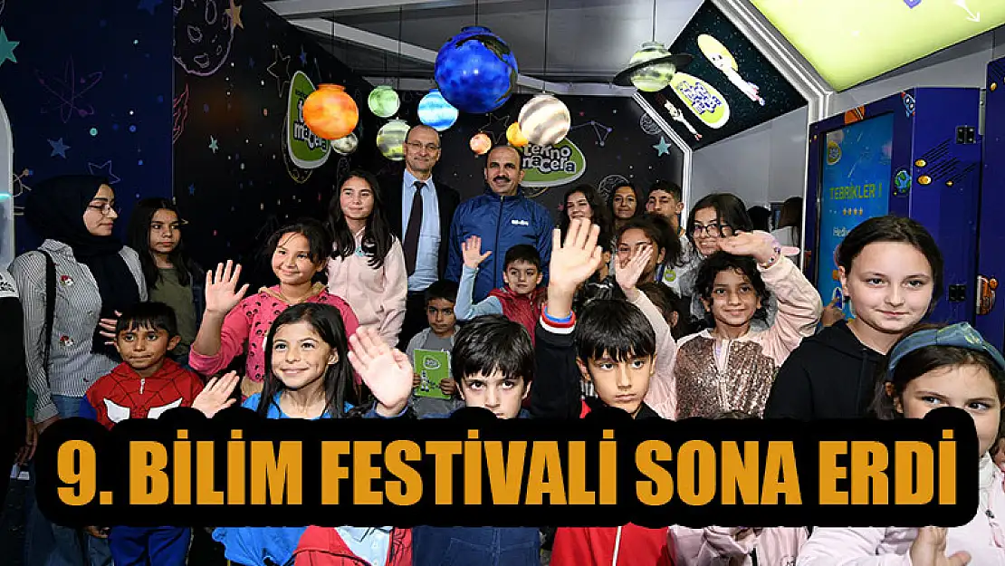 Konya'daki 9. Bilim Festivali sona erdi