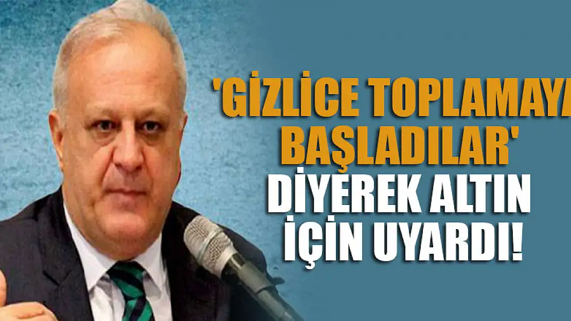 Ünlü ekonomist 'Gizlice toplamaya başladılar' diyerek altın için tarih verdi