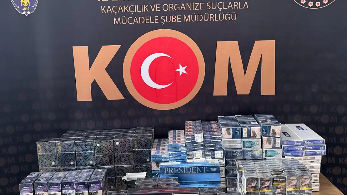 645 paket kaçak sigara yakalandı