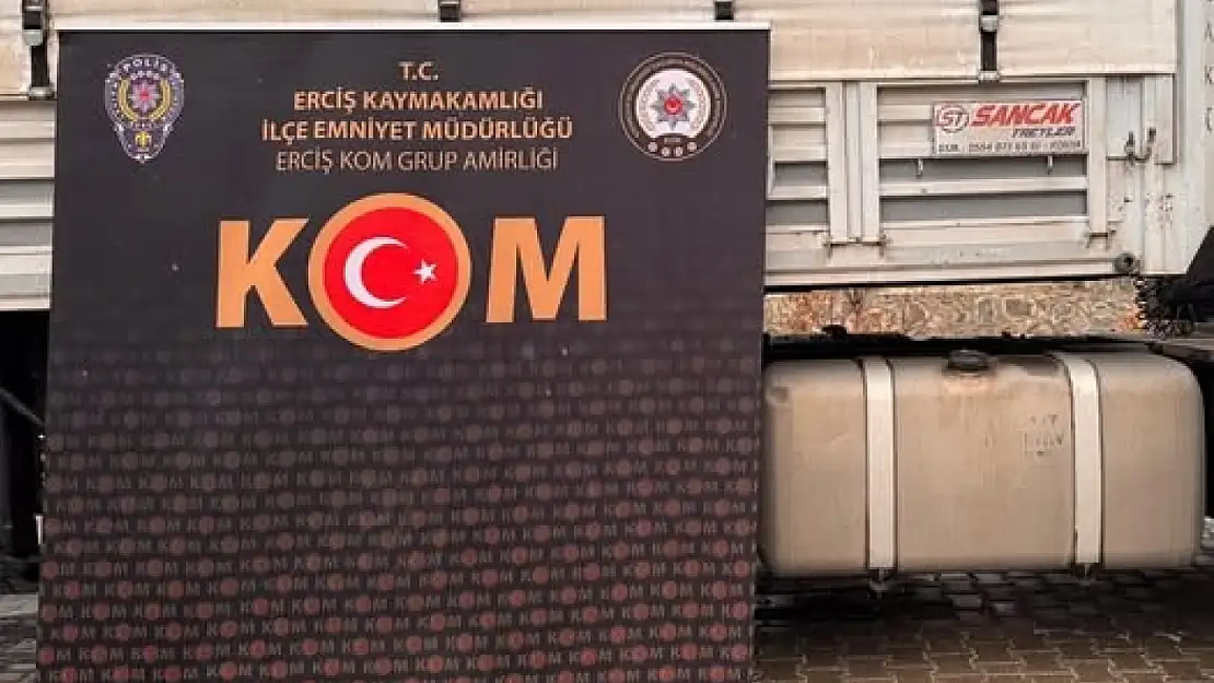 844 litre kaçak akaryakıt ele geçirildi!