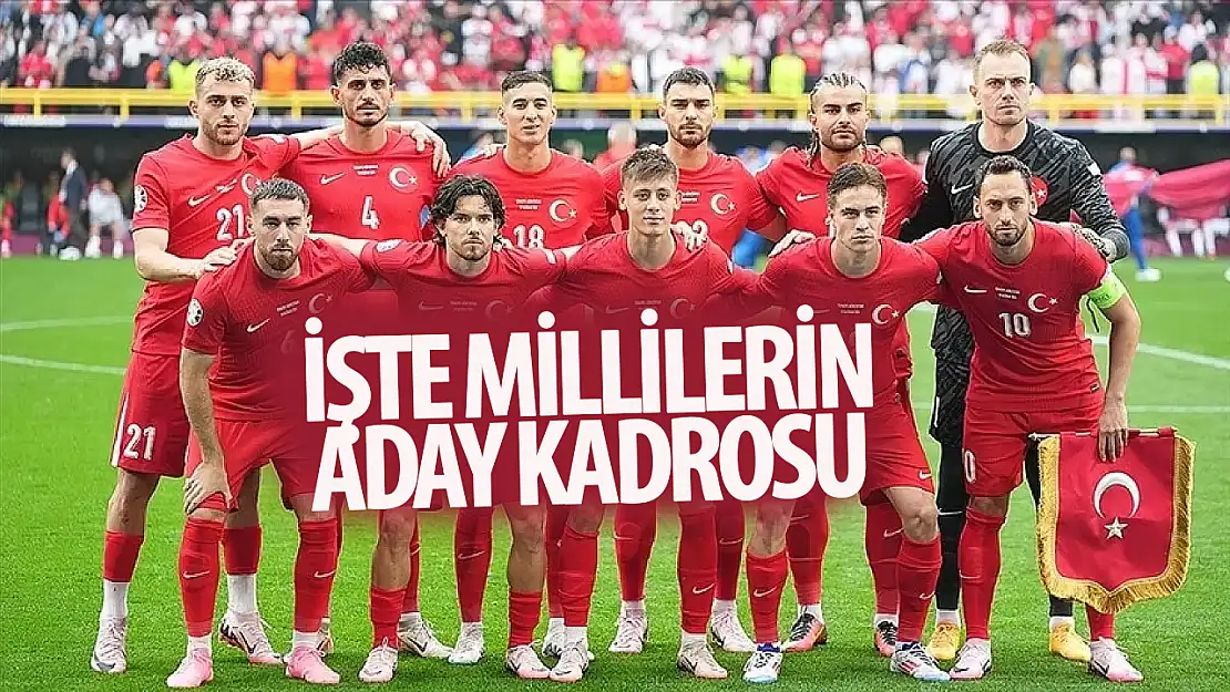 A Milli Futbol Takımı'nın aday kadrosu duyuruldu