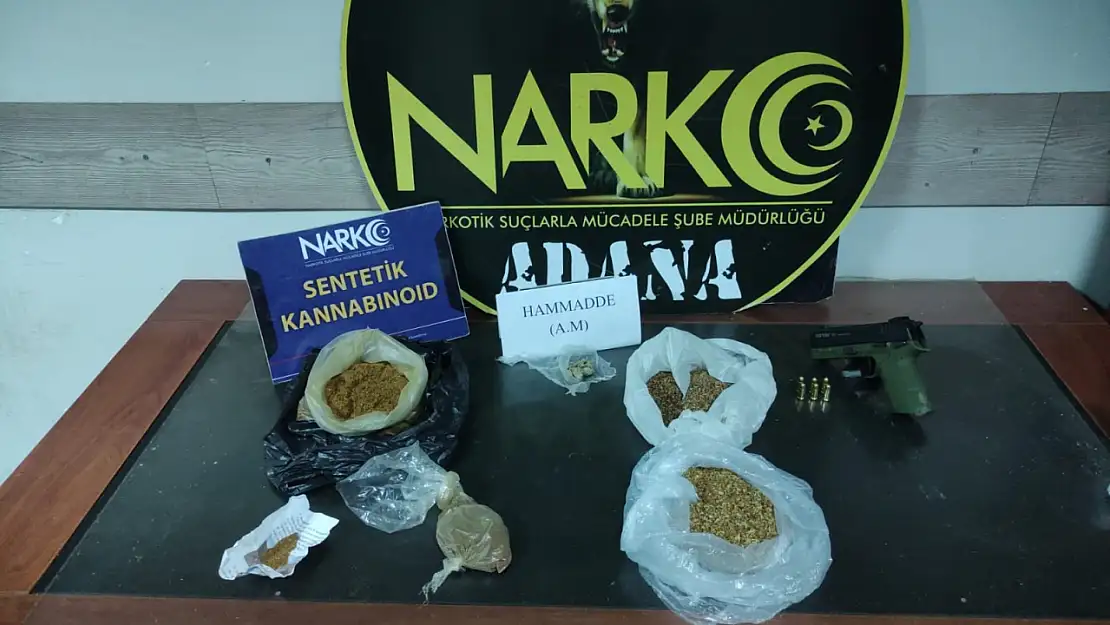 Adana'da narkotik baskını