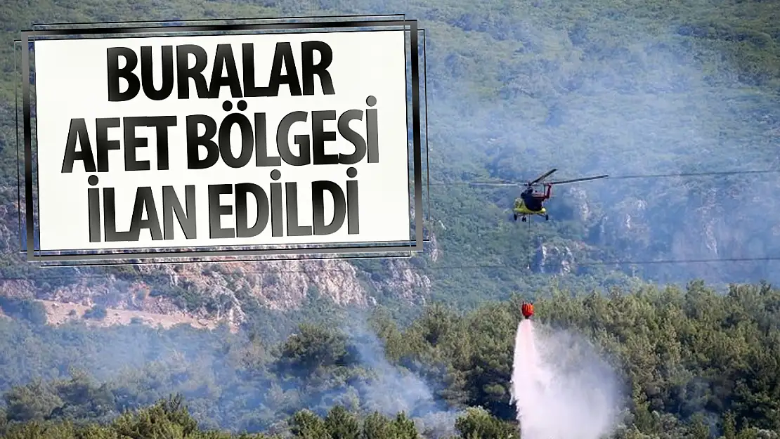 AFAD duyurdu: O yerler afet bölgesi ilan edildi!