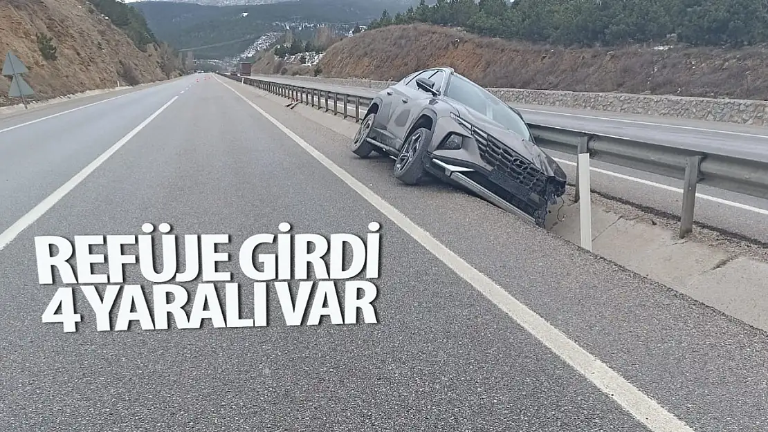 Afyonkarahisar'da kaza: 4 yaralı!