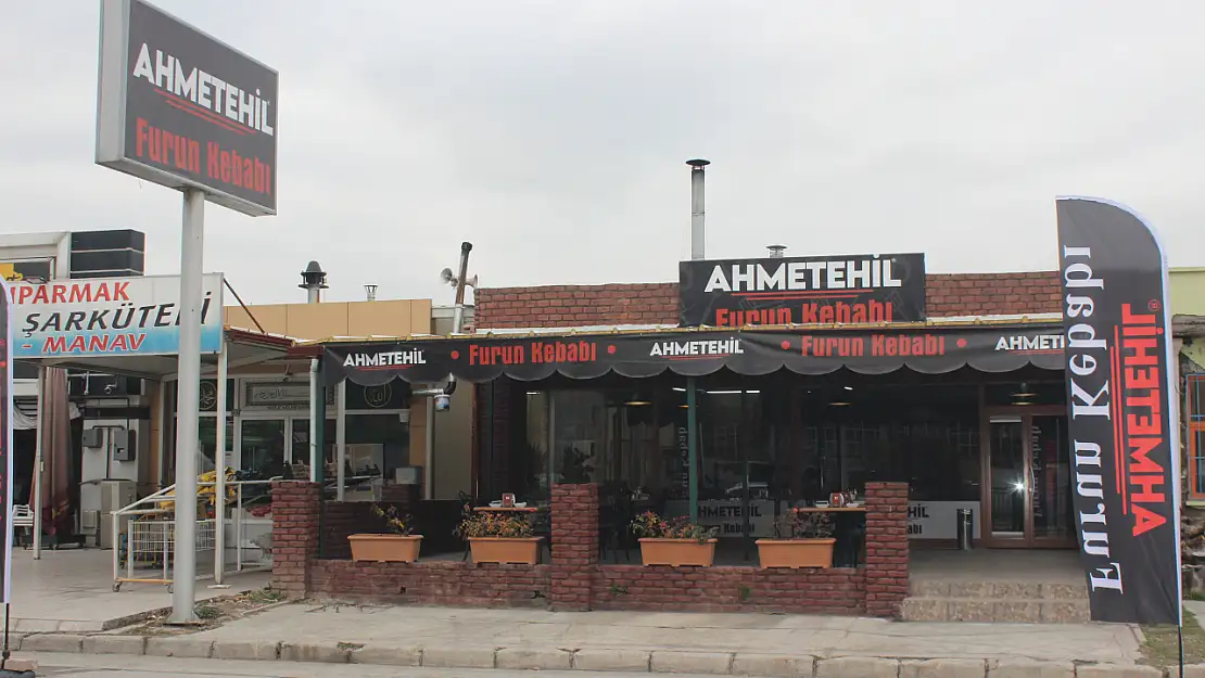 Ahmetehil furun kebap salonu açıldı