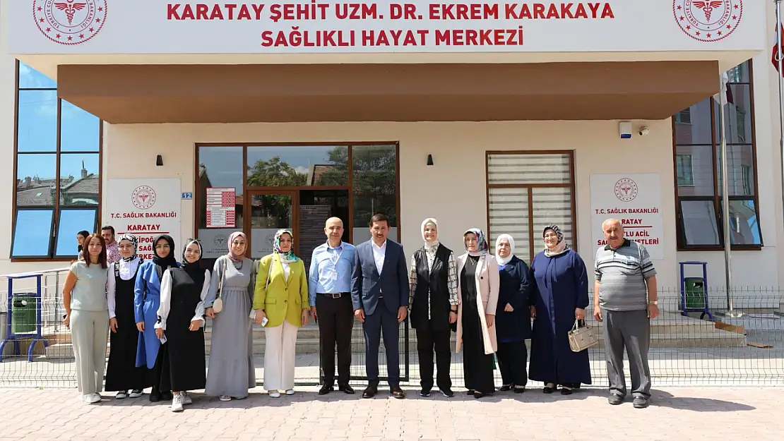 AK Parti, Karatay'da saha çalışmalarını sürdürüyor!