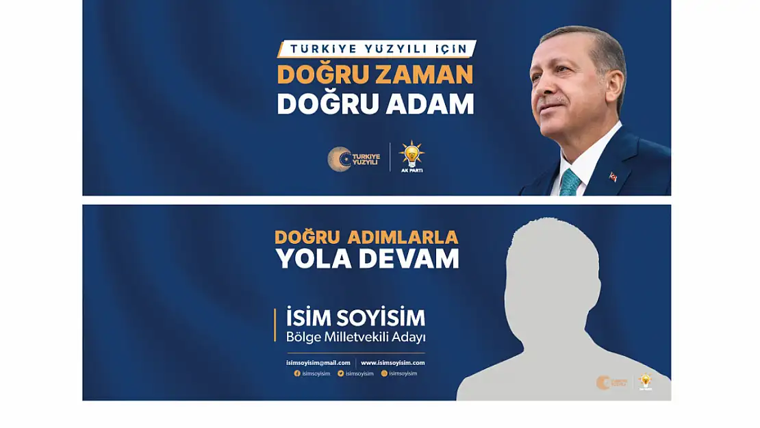 AK Parti, seçim kampanyasında kullanacağı tasarımları belirledi