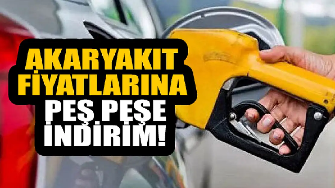 Akaryakıt fiyatlarına peş peşe indirim!