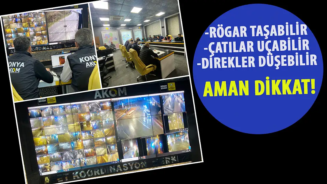 AKOM'dan Kuvvetli Sağanak Yağış Uyarısı