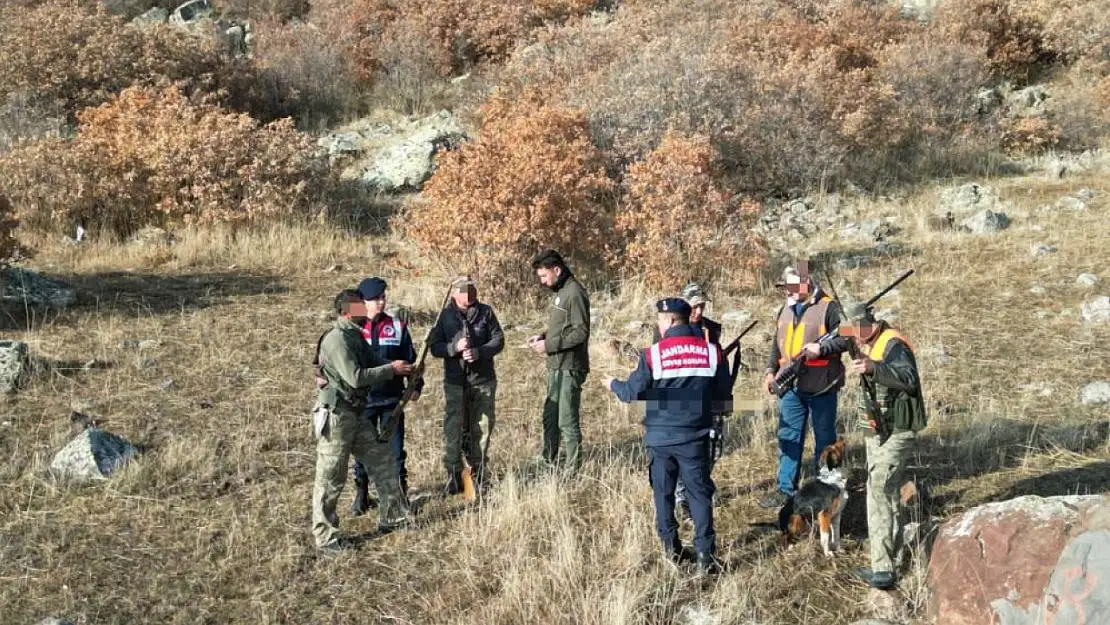 Aksaray'da kaçak avcılar dronla görüntülendi