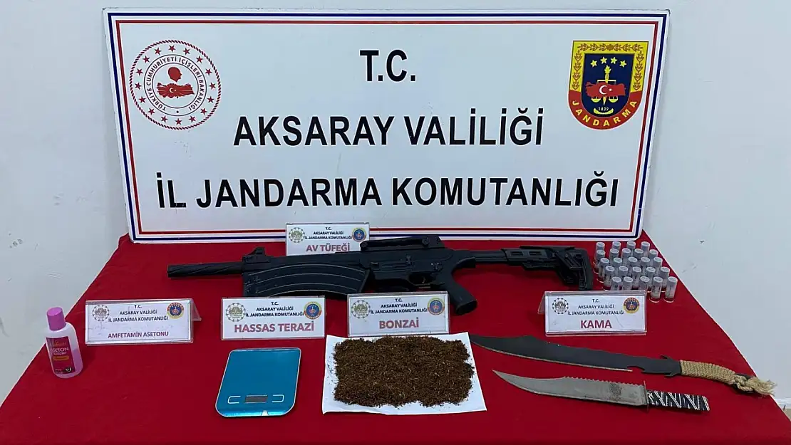 Aksaray'da uyuşturucu operasyonu düzenlendi