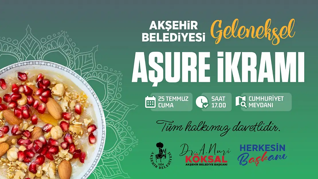 Akşehir'de Aşure Geleneği Sürüyor!