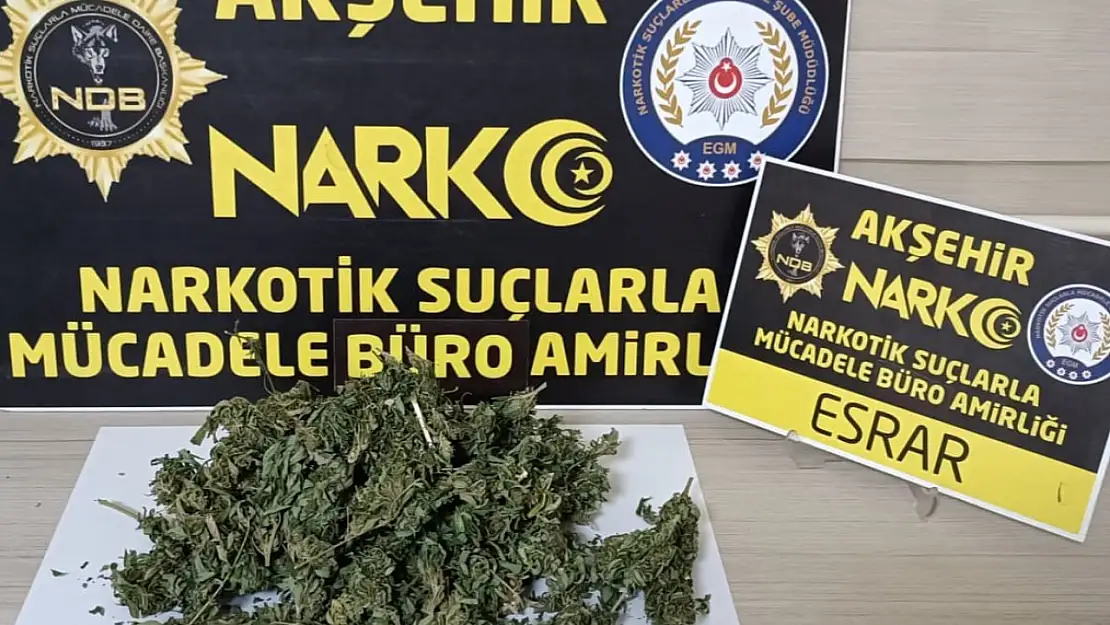 Akşehir'de uyuşturucu operasyonu: 8 gözaltı!
