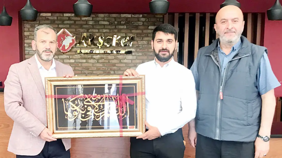 Akşeker Konya Müftüsü Öge'yi misafir etti