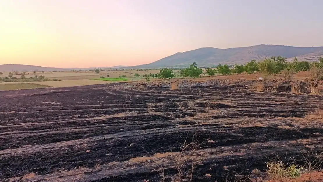 Konya'nın o ilçesinde araziler alevlere teslim oldu