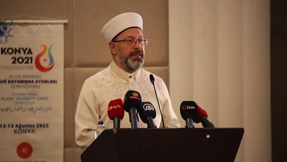 Ali Erbaş: 'Ümmet coğrafyamızın her yerinden imdat çığlıkları yükseliyor'