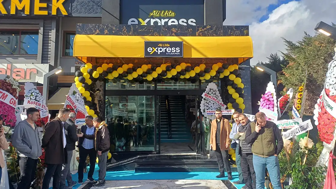 Ali Usta Express Etliekmek'in yeni şubesi büyük bir coşkuyla açıldı