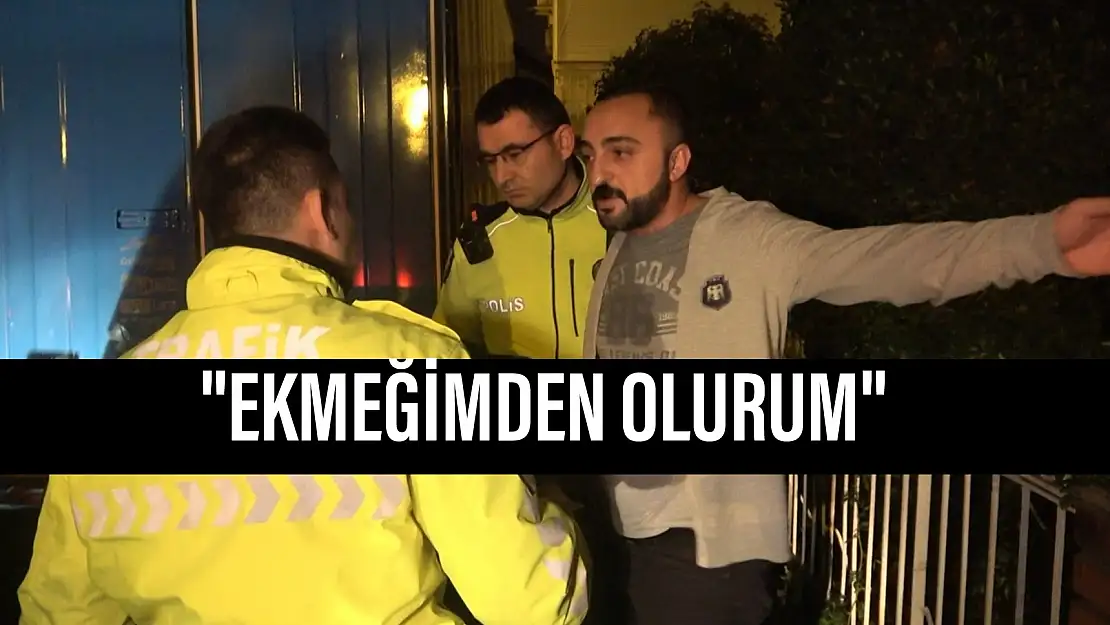 Alkolmetreye üflememek için polisi oyaladı