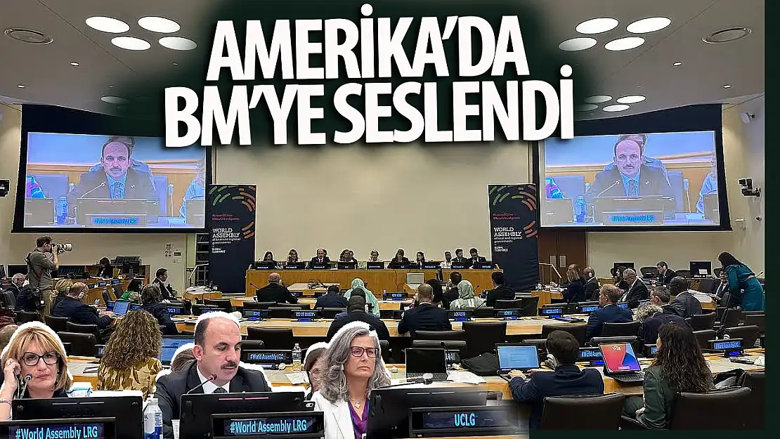 Altay Birleşmiş Milletler 'de konuştu