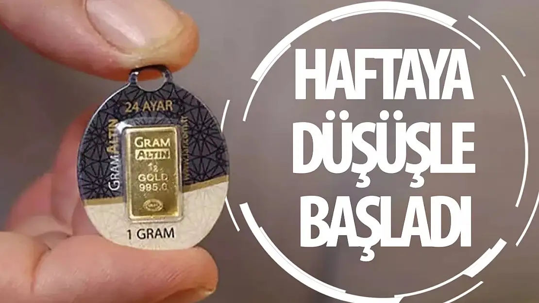 Altın haftaya düşüşle başladı