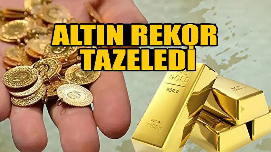 Altın rekor tazeledi