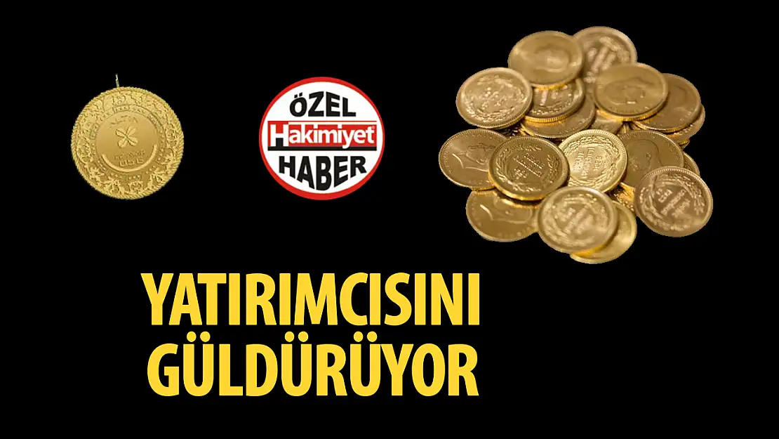 Altın yükselişi ile yatırımcısının yüzünü güldürüyor