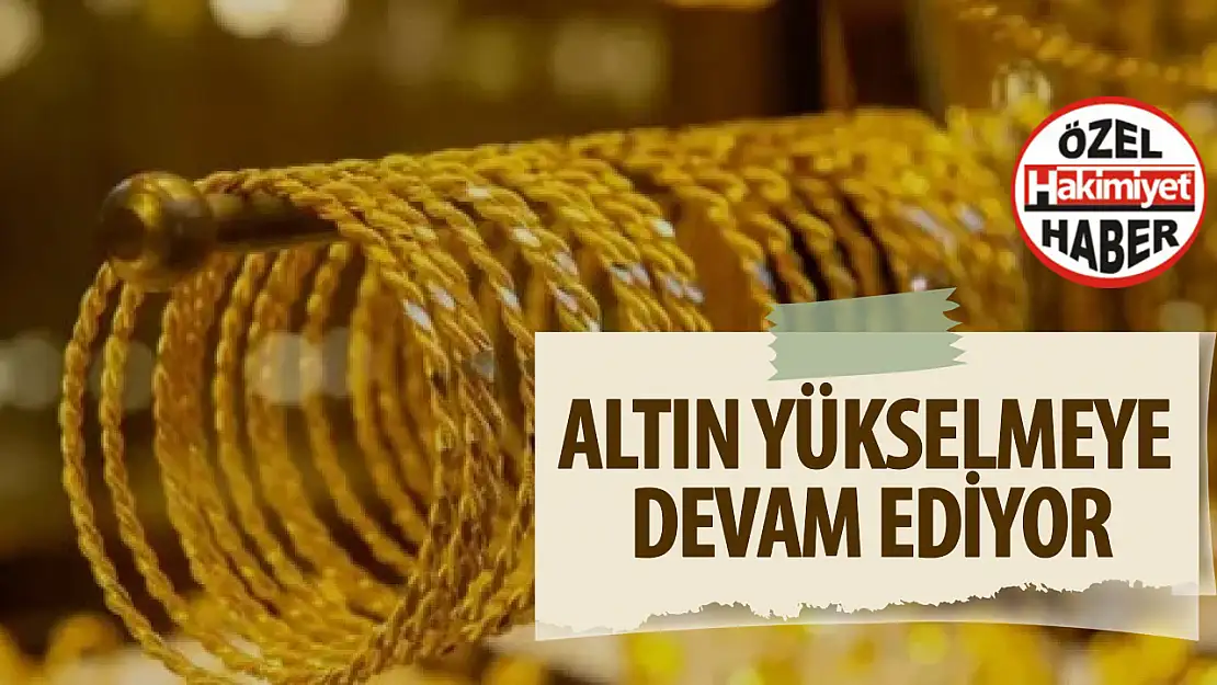 Altın yükselmeye devam ediyor