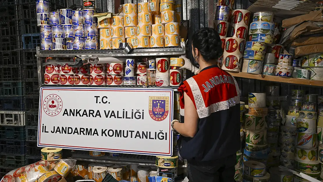 Ankara'da sahte gıda maddelerine karşı operasyon