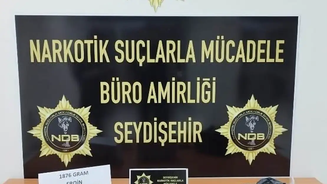 Araç koltuğundaki uyuşturucu Konya polisinin gözünden kaçmadı