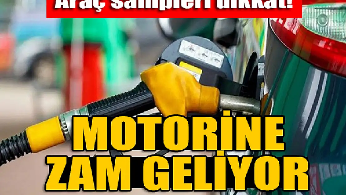 Araç sahipleri dikkat! Motorine zam geliyor