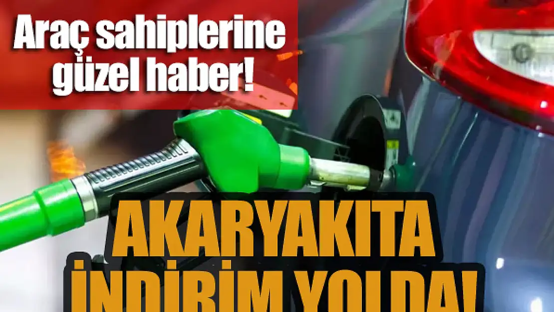 Araç sahiplerine güzel haber! Akaryakıta indirim yolda!