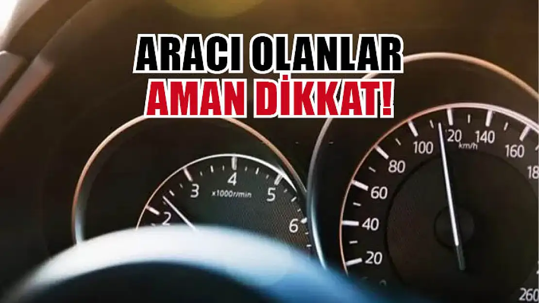 Aracı olanlar aman dikkat!