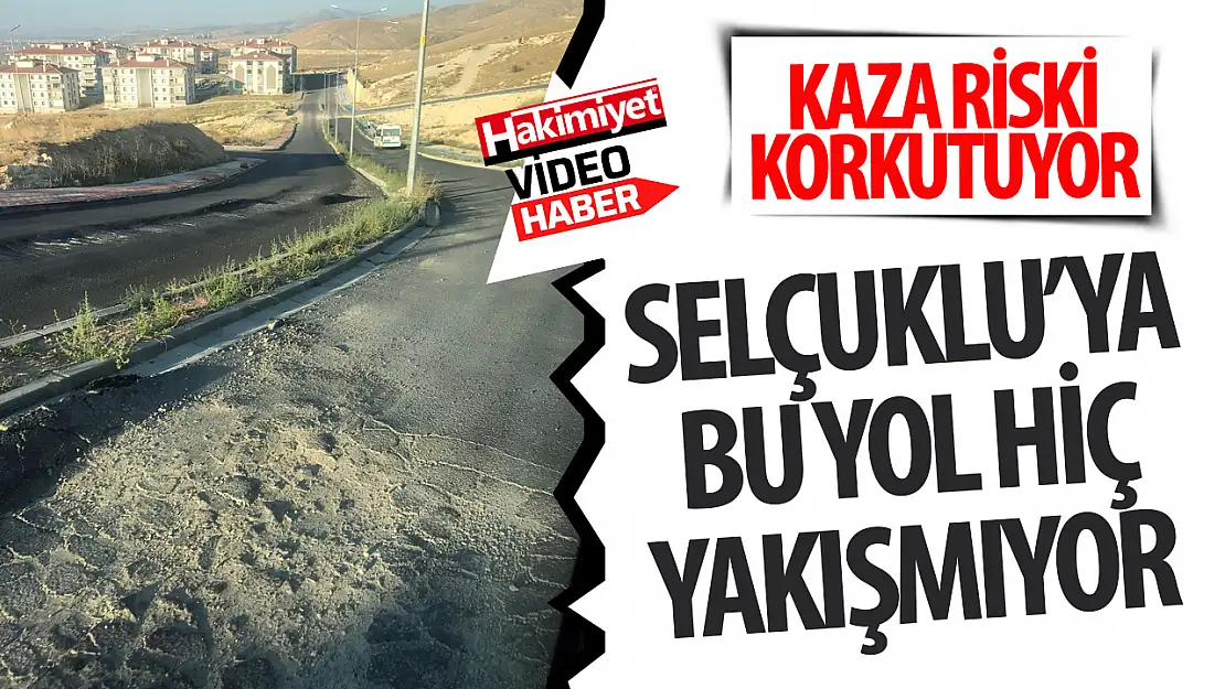 Ardıçlı TOKİ'de Yollar Sürücüleri Korkutuyor