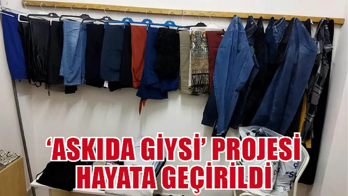 'Askıda Giysi' Projesi Hayata Geçirildi