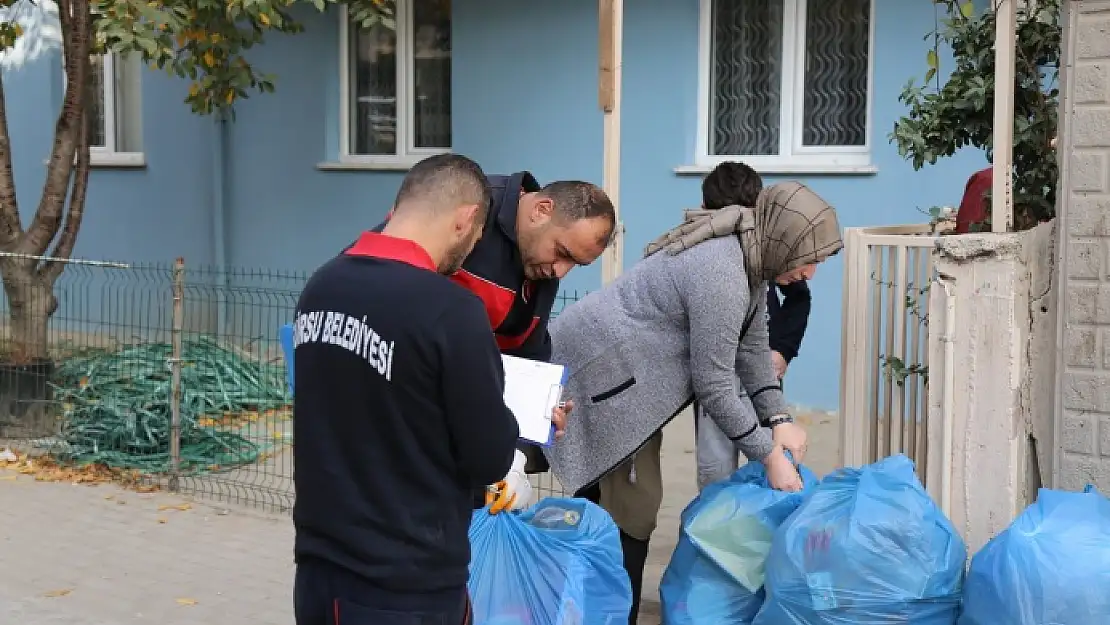 Atık getiren ekmek kazanıyor