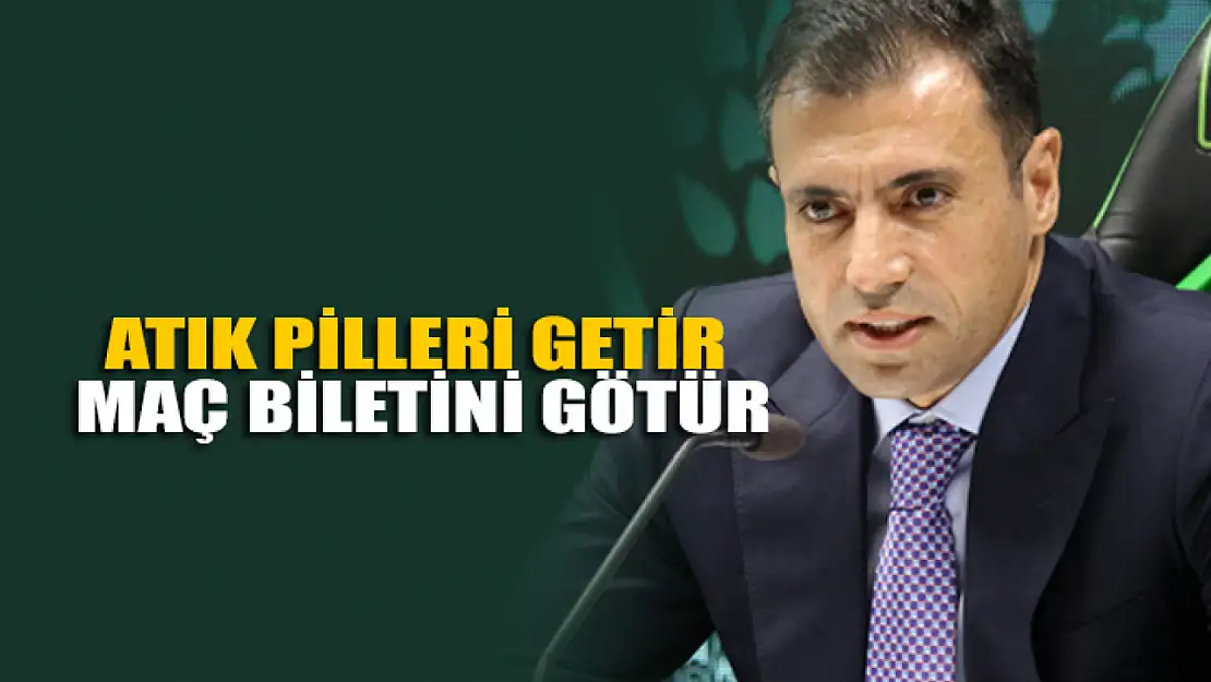 Atık piileri getir bileti götür