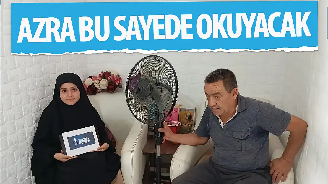 Azra'ya uzanan el eğitimine destek oldu