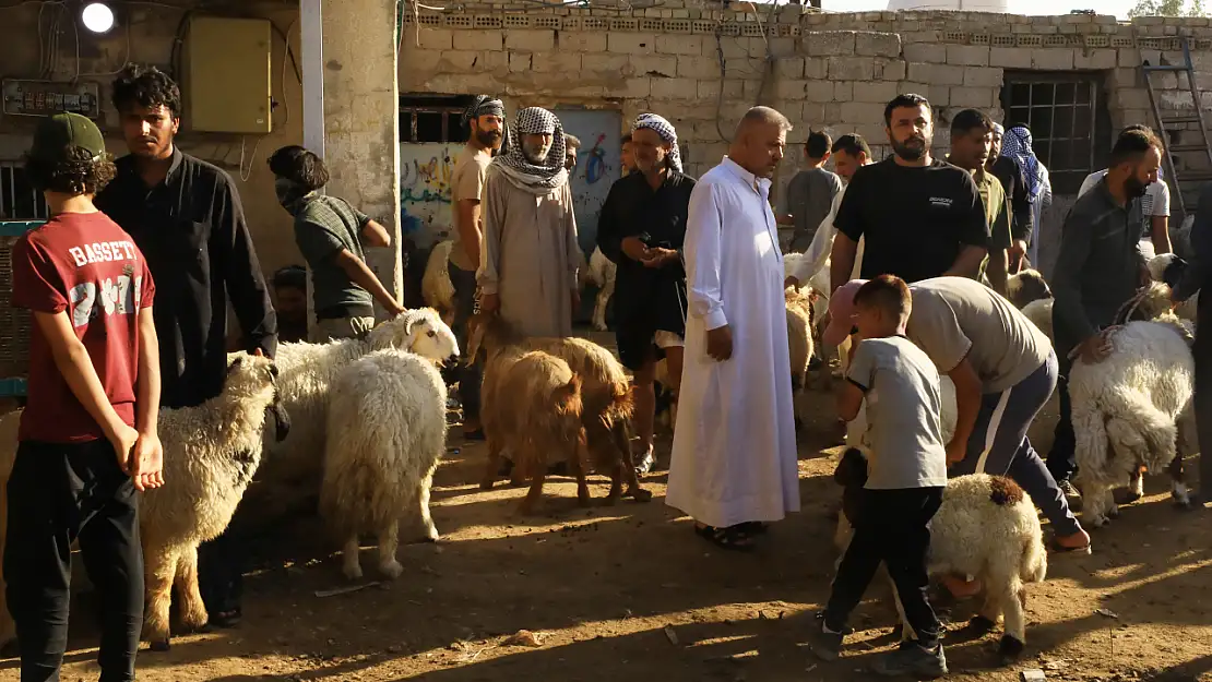 Bağdat'ta kurban pazarlarında hareketlilik devam ediyor