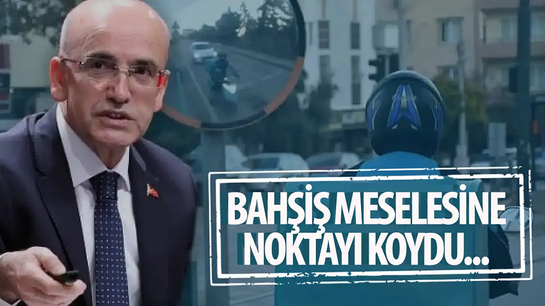 Bakan Şimşek'ten garson ve motokuryelere müjde