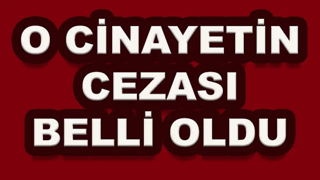 Balıkçı cinayetine müebbet hapis