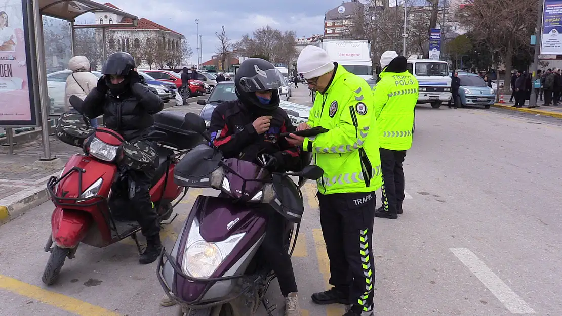 Balıkesir'de bin küsur motosiklet denetlendi