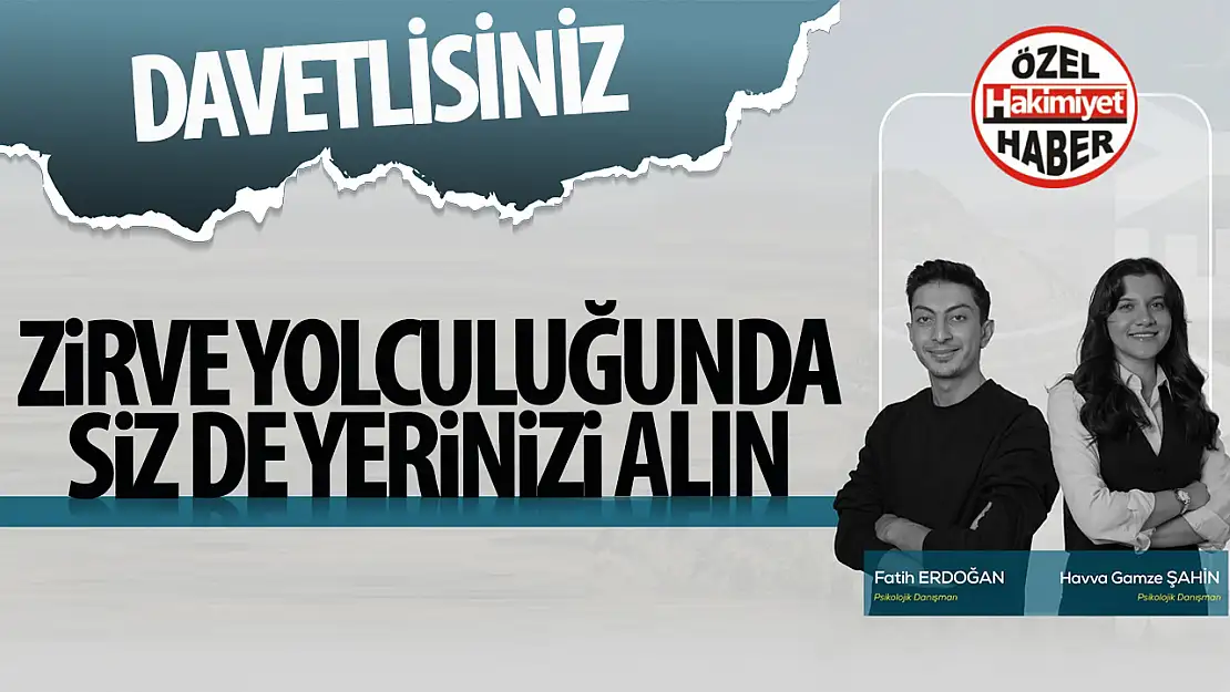 Başarıya Giden Yolda Yeni Bir Adım: 'Zirve Yolculuğum' Etkinliği 1 Aralık'ta Taş Bina'da!