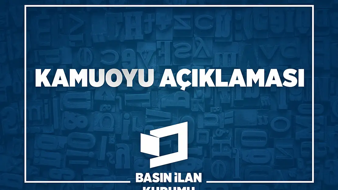 Basın İlan Kurumu'ndan Kamuoyuna duyuru!