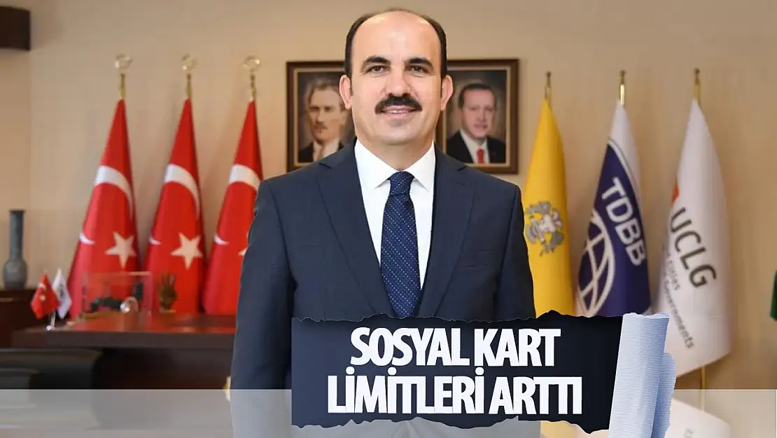 Başkan Altay'dan Müjde! Sosyal Kart limitleri artırıldı!