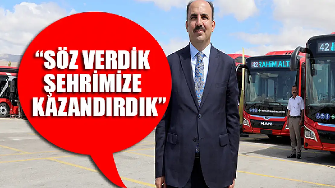 Başkan Altay: 'Söz verdik, şehrimize kazandırdık'